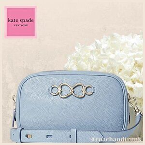 NWT kate spade Infinity Medium Camera Style Bag In Horizon Blue